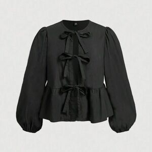 Elegant Black Women's Top